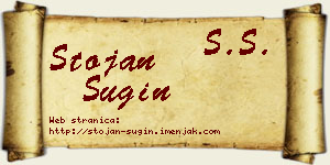 Stojan Šugin vizit kartica